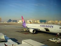 N588HA @ KLAS - Mc Carran International Airport in Las Vegas, view from terminal building. - by miro susta