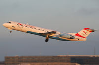 OE-LVA @ LOWW - Austrian Fokker 100 - by Thomas Ranner