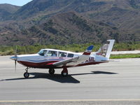 ZU-XML @ SZP - 2009 SA Ravin Aircraft CC RAVIN 500, Lycoming IO-540 260 Hp, on Troll Air with pilot Calle Hedberg Round the World Flight, thanks for stopping at SZP! taxi - by Doug Robertson