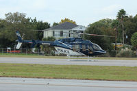 N411TP @ KTPF - This Tampa Police Bell 407 is practicing landings at the Peter O Knight Airport on Tampa's Davis Island - by Ron Coates