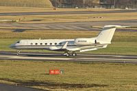 N550GW @ EGBB - 2003 Gulfstream Aerospace GV-SP (G550), c/n: 5006 at Birmingham - by Terry Fletcher