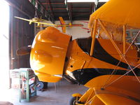 N100BU @ SZP - 1939 Dornier Werke BUCKER BU 133 JUNGMEISTER 'ANGEL', Lycoming O-360-A1D 180 Hp in original radial cowl. Originally engined with Siemens-Halske Sh 14A-4 160 Hp seven cylinder air-cooled radial - by Doug Robertson