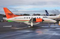 G-ISLB @ EGHH - Just repainted into colours of Aeroandinas Venezuela - by John Coates