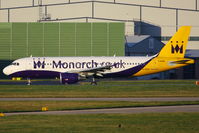 G-OZBY @ EGCC - Monarch - by Chris Hall