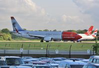 LN-DYL @ EGKK - Waiting to depart 08R - by John Coates