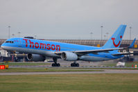 G-BYAX @ EGCC - Thomson - by Chris Hall
