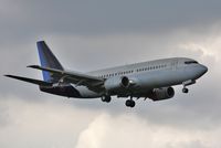 G-GDFM @ EGHH - Arriving for repaint to Jet 2 Hols scheme - by John Coates