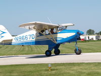 N9667D @ C66 - Monmouth, IL fly-in breakfast. - by John Williams