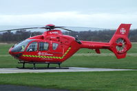 G-NWAE @ EGCB - North West Air Ambulance - by Chris Hall