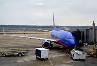 N417WN @ KRIC - At the gate RIC - by Ronald Barker
