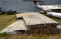 49-2434 @ KSSF - Disassembled F-89, Texas Air Museum