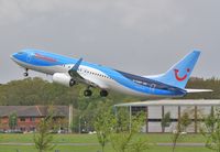 G-TAWP @ EGHH - Climbing away from 26 - by John Coates