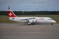 HB-IYQ @ EDDT - BAe Avro 146-RJ100 at Berlin Tegel. - by moxy