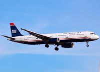 N521UW @ SHV - US Airways Charter landing at Shreveport Regional. - by paulp