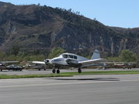 N2291P @ SZP - 1957 Piper PA-23-150 APACHE, two Lycoming O-320s 150 Hp each, takeoff Rwy 04 - by Doug Robertson