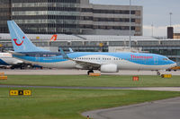 G-TAWN @ EGCC - Thomson Airways. - by Howard J Curtis