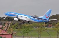 G-TAWP @ EGHH - The Wonderland folk say Bye Bye - by John Coates
