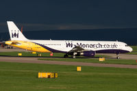 G-MARA @ EGCC - Monarch Airlines. - by Howard J Curtis