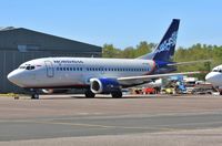 VP-BOI @ EGHH - Parked at European after arrival - by John Coates