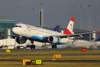 OE-LBE @ EGCC - Austrian Airlines - by Chris Hall