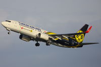 TC-JHU @ EGCC - Turkish Airlines in Borussia Dortmund livery - by Chris Hall