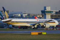 9V-SWG @ EGCC - Singapore Airlines - by Chris Hall