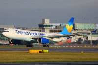 G-CHTZ @ EGCC - Thomas Cook - by Chris Hall