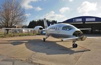 M-FRED @ EGHH - Just resprayed - by John Coates