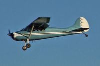 N2855C @ EDU - On finale for 35