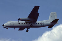 G-AVPN @ EGLL - Landing on runway 27R