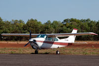 VH-AQS @ YLBD - Cessna 210L parked on the platform of Lombadina Airport, Dampier Peninsula, Western Australia. - by Henk van Capelle