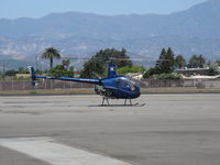 N4081H @ OXR - 1991 Robinson R22 BETA, Lycoming (H)O-320-B2C 160 Hp for takeoff, two-seats, engine warmup - by Doug Robertson