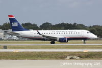 N803MD @ KSRQ - US Air Flight 3346 operated by Republic (N803MD) arrives at Sarasota-Bradenton International Airport following a flight from Reagan National - by Donten Photography