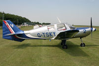 G-TSKY @ EGHA - Race number 2, at the Dorset Air Races. - by Howard J Curtis