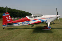 G-CCZD @ EGHA - Race number 22, at the Dorset Air Races. - by Howard J Curtis