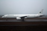 YI-AGR @ ARN - Taxiing on taxiway W after landing 19L in fog.