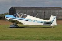 G-ATIN @ EGBR - SAN Jodel D-117 at The Real Aeroplane Club's Helicopter Fly-In, Breighton Airfield, September 2013. - by Malcolm Clarke