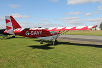 G-SAVY @ EGBR - ICP MXP-740 Savannah VG Jabiru 1 at The Real Aeroplane Club's Helicopter Fly-In, Breighton Airfield, September 2013. - by Malcolm Clarke