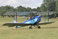 G-ANFL @ X1WP - De Havilland DH-82A Tiger Moth II at The De Havilland Moth Club's 28th International Moth Rally at Woburn Abbey. August 2013. - by Malcolm Clarke