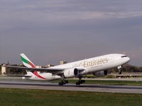 A6-EMF @ LMML - B777 A6-EMF Emirates Airlines - by Raymond Zammit