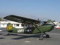 N5199G @ SZP - 1953 Cessna 305A O-1 BIRD DOG, Continental O-470-11 213 Hp - by Doug Robertson