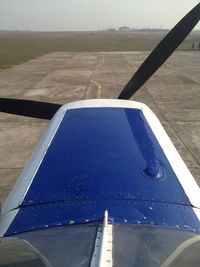 YU-DLL @ LW75 - walking on the wing as for refuling - by Erik Detering new owner of YU-DLL
