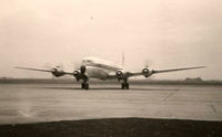 G-APNO @ EBOS - Air Ferry  DC-6A at Ostend on 1967-04-05. - by Raymond De Clercq