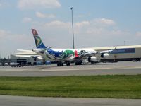 ZS-SXD @ FAJS - Special Livery, Airbus 340-313 - by Paul H