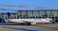 N474UA @ KORD - Taxi for takeoff ORD - by Ronald Barker