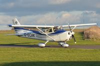 G-ECAK @ EGSV - Just landed. - by Graham Reeve