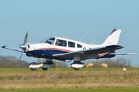 G-BRKH @ EGSV - About to touch down. - by Graham Reeve