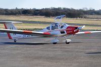 ZH211 @ EGFH - Motorised glider coded UR operated by 636 VGS at Swansea Airport. - by Roger Winser