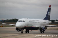 N816MA @ KSRQ - US Air Flight 3346 operated by Republic (N816MA) arrives at Sarasota-Bradenton International Airport following a flight from Reagan National Airport - by Donten Photography