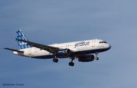 N587JB @ KJFK - Going To A Landing on 4R, JFK